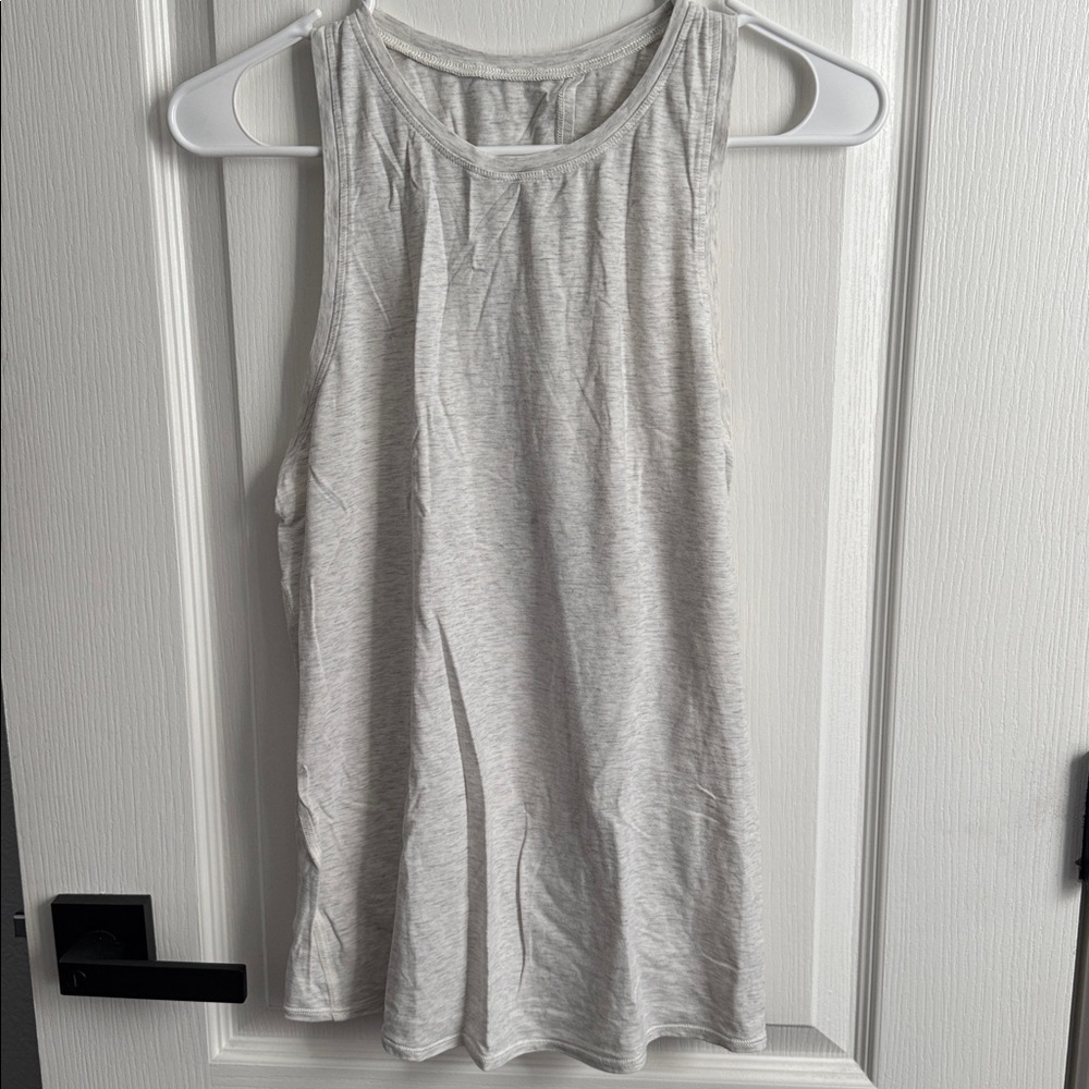 Gray Sleeveless Tank Top